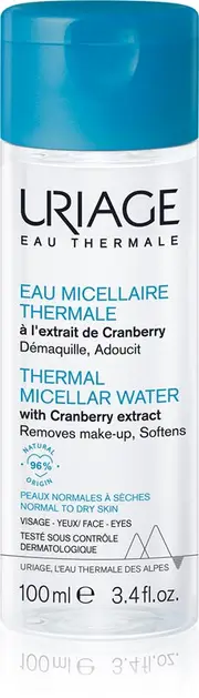 Uriage Thermal Micellar Water - Removes make-up & Softens - Normal to Dry Skin 100ml