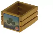 Dollhouse Miniatures 1:12 Scale Empty Fruit Crate with Decal #IM69024C