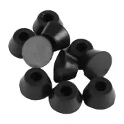 10pcs Rubber Feet Bumpers Amplifier Speaker Cabinet Leg Pads, D25x20xH12mm