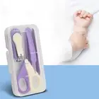 4Pcs Baby Manicure Kit Newborn Baby Nail Scissor Safe Baby Nail Care Tool Set QM