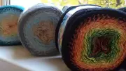 Gradient yarn YarnArt Flowers 250g (1000m) gradient cotton gradient yarn cakes