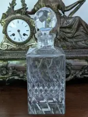 Rogaska Avenue Crystal Whiskey Decanter 10.75"H, NWT, $395