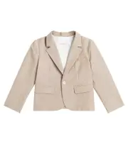 [Bonpoint] Bonpoint Aristide linen and cotton blazer Y 10 beige