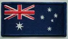100% EMBROIDERED IRON ON AUSSIE FLAG & AUSTRALIA COAT OF ARMS BADGE PATCH PACK !