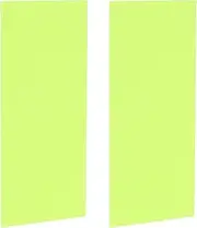 uxcell 2Pcs Knife Handle Liner, 7.1" x 3.1" x 0.04" G10 Spacer Sheets Knife Handle Spacer Material for Knife Scales Slabs Making Supplies Tool, Fluorescent Green