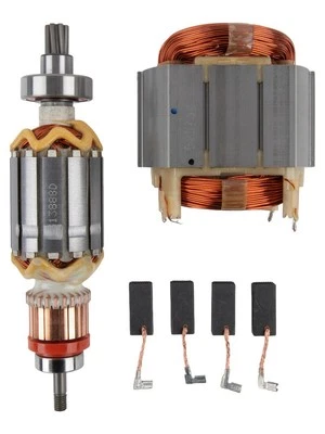 Carbon Brush Replacement Kit with Stator and For Rotor for HR4003 Series
