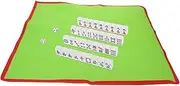 GLSTOY Enhance Communication Mahjong Game Set Portable Chinese Mahjong Tiles Suitable for Ages
