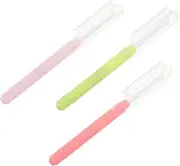 FRCOLOR 3pcs Plastic Ear Pick Ear Cleaner Ear Cleaner Tool Mini Ear Picks Ear Wax Remover Cleaner Digging Ear Spoons Ear Cleaner Stick Ear Wax Removal Tool Ear Wax Cleaner Pp