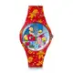 Swatch New Gent 原創系列手錶 WONDROUS WINTER WONDERLAND 辛普森家族 耶誕錶 紅 Simpsons (41mm) 男錶 女錶 手錶 瑞士錶 錶