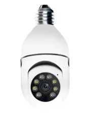 PR001 4MP IP Wifi Camera Motion Detection Mobile Tracking E27 Lamp Bulb Camera Alarm App Push Support Alexa Google Home