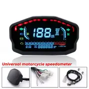 Speedometer Tachometer Motorcycle LCD Digital Backlight Moto Odometer Km/h MPH
