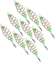 10pcs Bait Tray Fishing Bait Spring Micro Fishing Hooks Fishing Bait Bowl Carp Fishing Baits Hook Fishing Hooks Trap Fishing Hooks Carp Fishing Beads Golden Carbon Steel