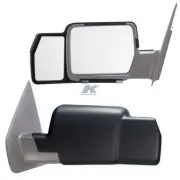 K Source 81800 Exterior Towing Mirror; Snap On; 4-1/4 Inch x 6 Inch; Extends 4-1
