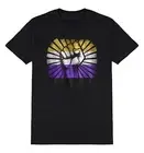 Mens Womens Non Binary Fist T-Shirt Transgender Genderqueer LGBT Festival LGBTQ+
