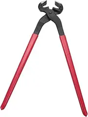 COLLBATH 1pc Steel Clamp Tool End Nippers Pliers Clamping End Cutting Pliers Cuticle Hoof Pliers Puller Hoof Trimmers Horse Nail Screw Nail Trimmer Horseshoe Nails Hoof Trimmer Shears para