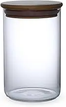 J-kitchens Pickled Food Container, Heat Resistant, Glass, Canister, 3.7 x 5.9 inches (9.5 x 15.0 cm), 830cc Basic