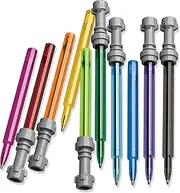 Lego Stationery Star Wars Lightsaber Gel Ballpoint Pen Pack of 10 - Multicoloured Cap-Off Edition
