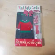 Real Ugly Socks Soxland Target NWT Unisex Design Your Own Holiday Socks NIB