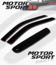 JDM Out-Channel 2MM Visors 3pc Deflector & Sunroof Fit Hyundai Elantra 2Dr 11-16 (for: Hyundai)