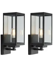 Safavieh Set of 2 Rinnah 6.2in Outdoor Sconces