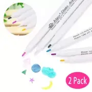 Water Soluble Pens SewingAccessories Sewing Tools Purple Yellow Erasable