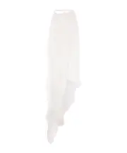 Ann Demeulemeester Sirka Asymmetric Hem Skirt IT42 white