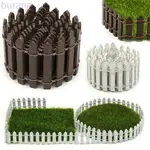 WOOD FENCE PLANT POTTED LANDSCAPE DECOR ACCESSORIES MINIATUR