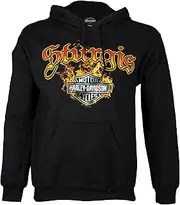 [HARLEY-DAVIDSON] Sturgis Men's Skull Edgy Pullover Hoodie Sweatshirt
