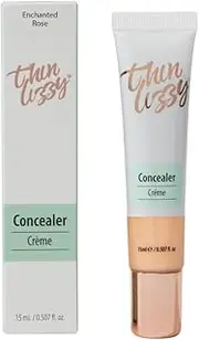 [Thin Lizzy] Concealer Crème, Waterproof Miracle Makeup That Covers Blemishes & Imperfections All Day Long, Enchanted Rose