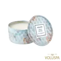 在飛比找PChome24h購物優惠-美國Voluspa 牛奶玫瑰 2芯錫蠟燭 MILK ROSE