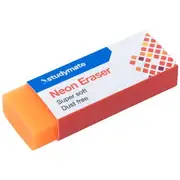 Studymate Neon Eraser Orange