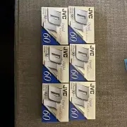 6x JVC DVM-60 MINI DV DIGITAL CAMCORDER TAPES SEALED NEW