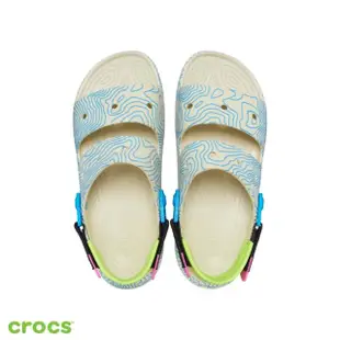 【Crocs】中性鞋 經典地形圖特林涼鞋(208254-2Y3)