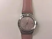 SWATCH WATCH "SUNDOWN PINK" IRONY BRAND NEW NEVER WORN WORKS PERFECTLY DATE