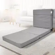 Trifold Mattress High Resiliency Foam Foldable Mattress 10cmThick Washable Cover
