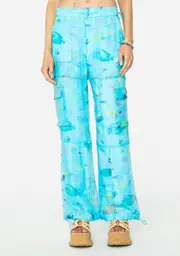 [dELiA*s by Dolls Kill] Seaing Clearly Cargo Pants