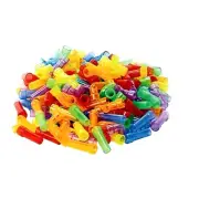 Translucent Engineering Pipes 120 pieces Teachables Building Tubes Stem Activity