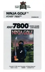 Atari 7800 Replacement Label - Ninja Golf