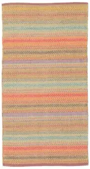 Vintage Hand Woven Carpet 2'8" x 5'3" Traditional Wool Kilim Rug