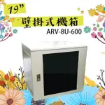 【昌運監視器】8U-600 19吋 鐵製壁掛式機箱 網路機櫃 伺服器機櫃 電腦機櫃430MM X 560MM X 600MM(訂製品)