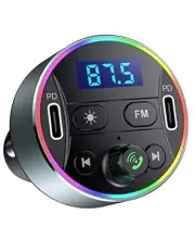 Dual PD 40W Type-C USB Car Charger Bluetooth Car Adapter Bluetooth 5.3 FM