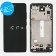 For Samsung A52S 5G 2021 A528 AMOLED Display LCD Touch Screen Frame Replacement