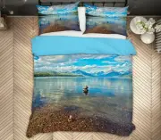 3D Cloud Lake 1505NA Bed Pillowcases Quilt Cover Duvet Kathy Barefield Fay