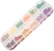 VICASKY Colorful Polymer Clay Fruit Slices for Nail Art DIY Craft Decorations for Creative Expression and Unique Designs Versatile Nail Charms for Phone Cases and Accessories