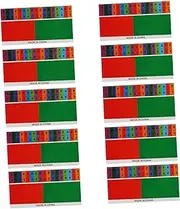 TOYANDONA 10pcs Thumb Piano Note Stickers Pp Simple to Remove No Residue