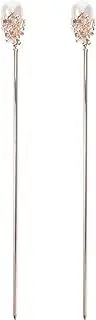KAILIKETIY 2pcs Chinese Hair Stick Retro Pearl Hairpin Hair Bun Stick for Women Bun Chopstick for Women Girl Random Style
