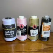 Mixed Lot of 100% Polyester Thread OESD Maxi-Lock Toldi-Lock - 4 Spools