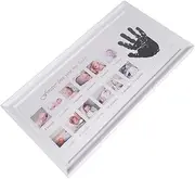 ULDIGI Growth Record Photo Frame 12 Months Newborn Photo Frame Fingerprint Display Cherishable Memory