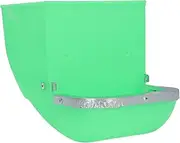 Small Animal Feeder Plastic Iron Spill Proof Large Capacity Rabbit Food Dispenser for Guinea Pigs Chinchillas Ferrets Green 5PCS