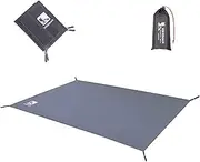 Hikeman Waterproof Camping Tarp Portable Tent Footprint with Drawstring Bag Ground Cloth for Outdoor Hiking Picnic (M-83”x55”)